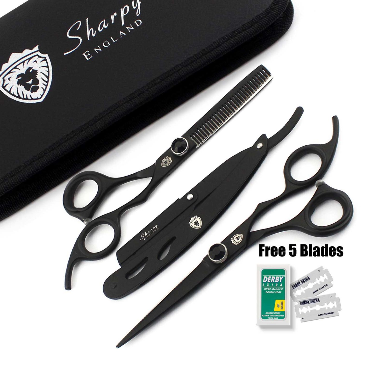 Barber Hairdressing Scissors Set 6.5" SB5001 Sharpy England