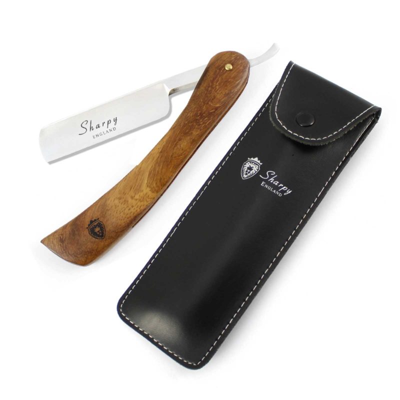 Straight Cut Throat Shaving Razor With Leather Strop/Belt Set RST2-WD ...