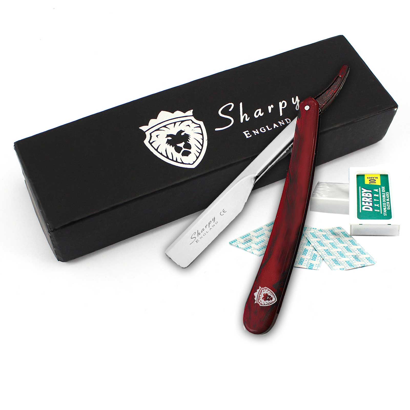 Barber Cut Throat Shaving Razor With Slider R7 Sharpy England