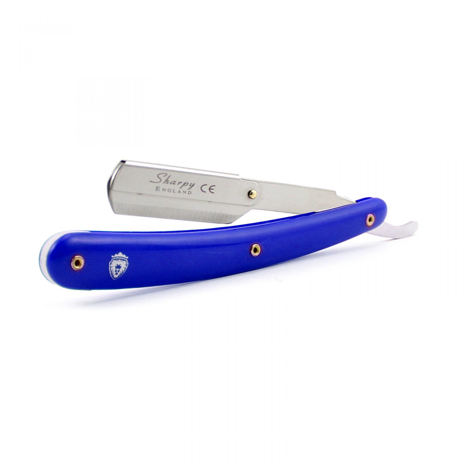 Barber Cut Throat Shaving Razor R1-BLU - Sharpy England - Hairdressing ...