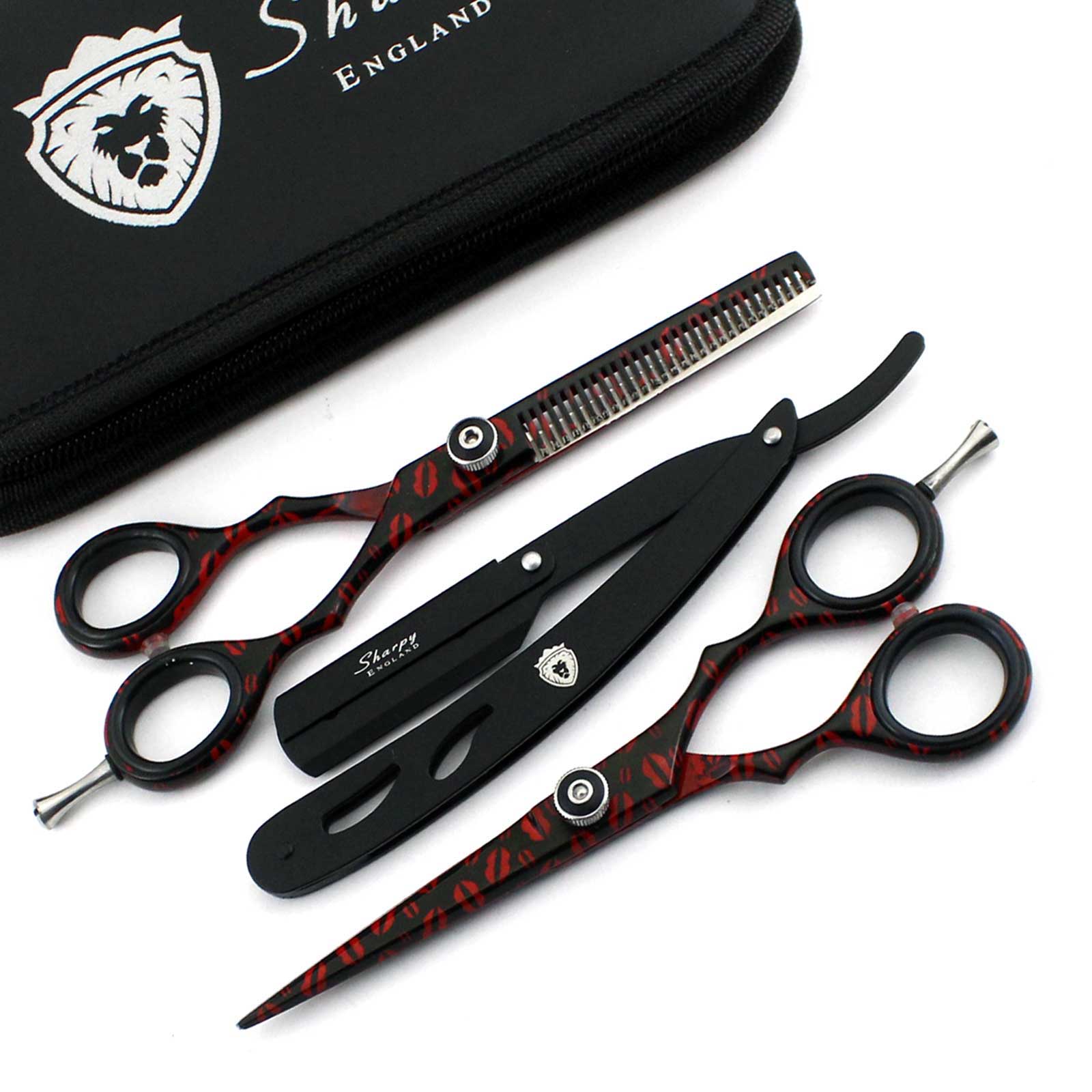 thumbnail image 2 of SHARPEND 6.5" Professional Hairdressing Scissors & Shears Set – Includes Free Razor 2 of 3