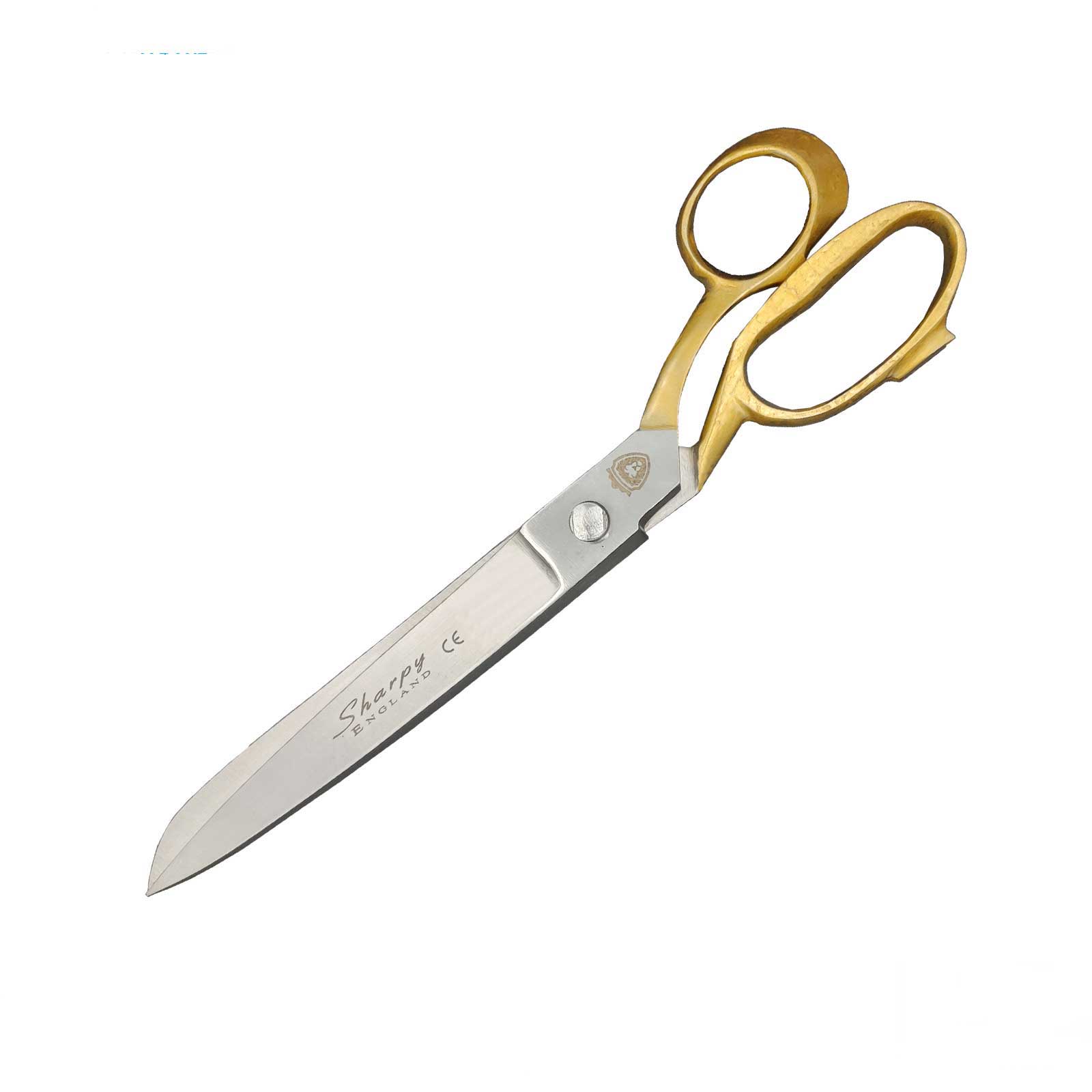 Blacksmith 12-inch Heavy Duty Tailor Scissors – Gold Finish, Stainless Steel – Made In UK
