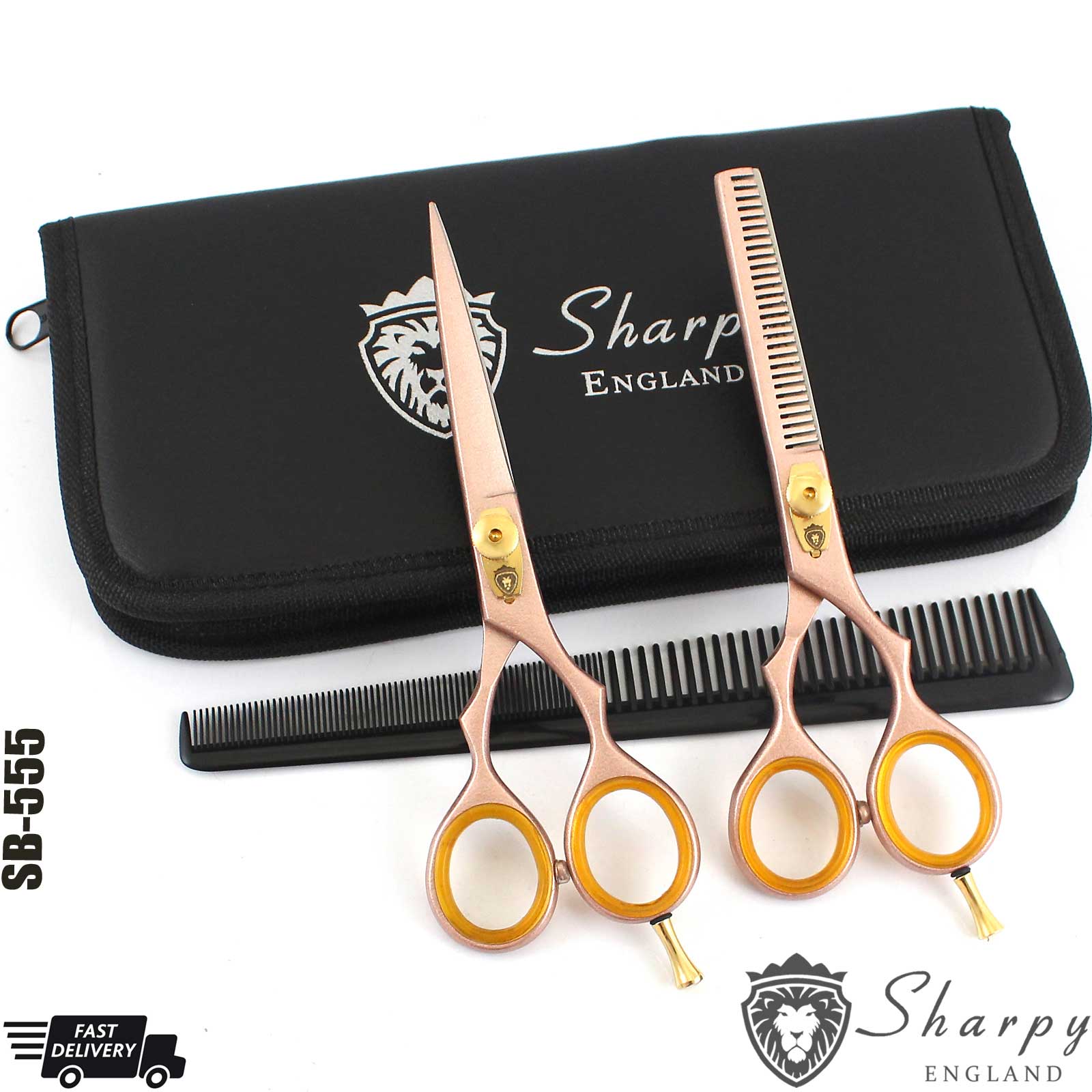 HAIRDRESSING SCISSORS ROSE GOLD